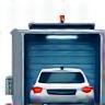Modern Car Wash Equipment Icon