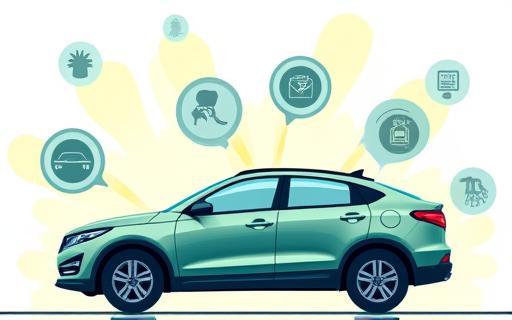 Graphic showcasing benefits of Unlimited Wash Club: a shiny car and club card